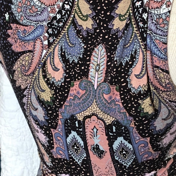 Anthropologie Maeve Leslie Midi Dress Paisley Size Small Sleeveless - Picture 12 of 16